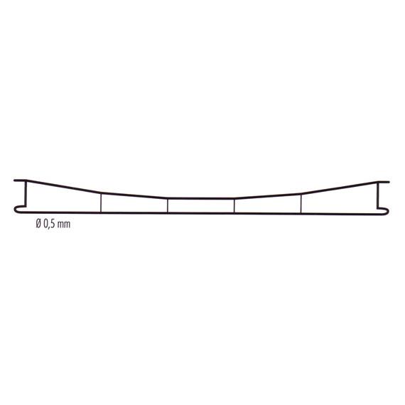 Sommerfeldt 414 Fahrdraht verkupfert 0,5 x 135 mm, 5 Stück - N (1:160)