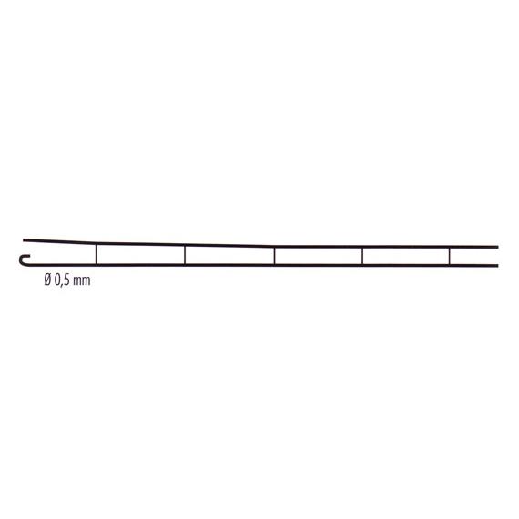 Sommerfeldt 418 Fahrdraht verkupfert 0,5 x 300 mm offen, 5 Stück - N (1:160)