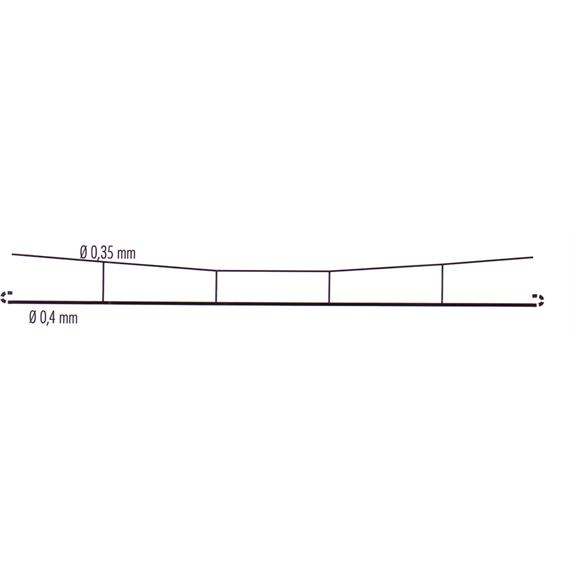 Sommerfeldt 441 Profi-Fahrdraht 0,4 x 145 mm offen, 5 Stück - N (1:160)