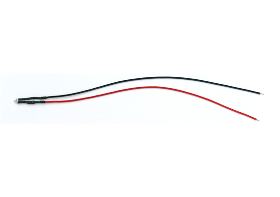 Tams 81-30132-10 LEDs 1,8 mm, mit Anschlussdrähten und Vorwiderstand, 10-24 V, warmweiß | Bild 2