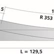 Tillig 83816 Bettungsgleis grau Weiche rechts 15° mit Handantrieb - H0m (1:87) | Bild 2