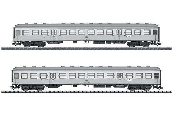 TRIX 23147 Eilzug-Wagenset 2. Klasse "Silberlinge" zu BR 95 DB (2), H0