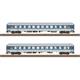 TRIX 23201 Personenwagen-Set InterRegio, 2-teilig mit LED-Innenbeleuchtung - H0 (1:87)