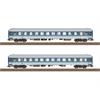 TRIX 23201 Personenwagen-Set InterRegio, 2-teilig mit LED-Innenbeleuchtung - H0 (1:87)