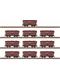 TRIX 24266 Selbstentladewagen-Set 10-teilig OOt Oldenburg der DRG - H0 (1:87)