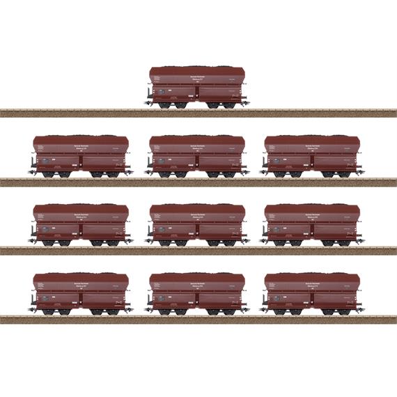 TRIX 24266 Selbstentladewagen-Set 10-teilig OOt Oldenburg der DRG - H0 (1:87)
