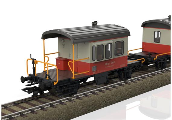 TRIX 24620 SBB Kuppelwagen-Set „Sputnik“ Swiss Express, DC 2L - H0 (1:87) | Bild 4