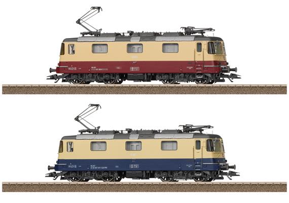 TRIX 25100 Elektrolok-Doppelpackung Re 421, DC 2L, digital DCC/mfx mit Sound - H0 (1:87) | Bild 1