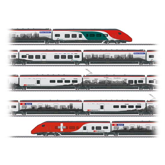 TRIX 25811 SBB Triebzug RABe 501 Giruno, 7-teilig, DCC/mfx+/MM mit Sound - H0 (1:87)