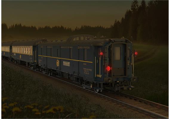 TRIX 26470 Pullmanwagen-Set CIWL "EDELWEISS", 6-teilig mit Innenbeleuchtung - H0 (1:87) | Bild 2