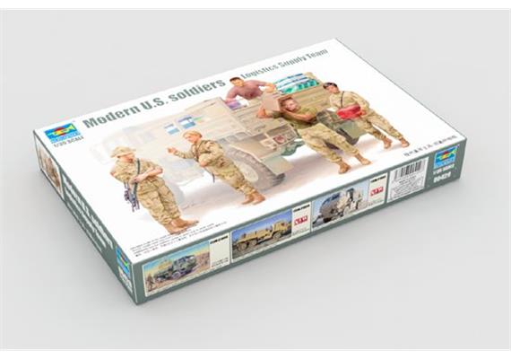 Trumpeter 00429 U.S. Logistics Supply Team / moderne US-Soldaten | Bild 2