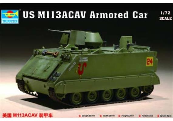 Trumpeter 07237 US M113 ACAV Armored Car
