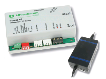 Uhlenbrock 63220 POWER 40, 3,5A, Booster für Spur Z bis H0