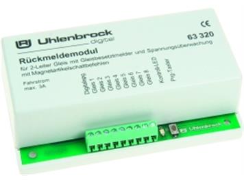 Uhlenbrock 63320 LN Rückmeldemodul 8 Eingänge 2-Leiter