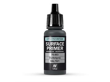 Vallejo 70.603 Model Air SURFACE PRIMER DUNKELGRAU, RAL7021, 17 ml