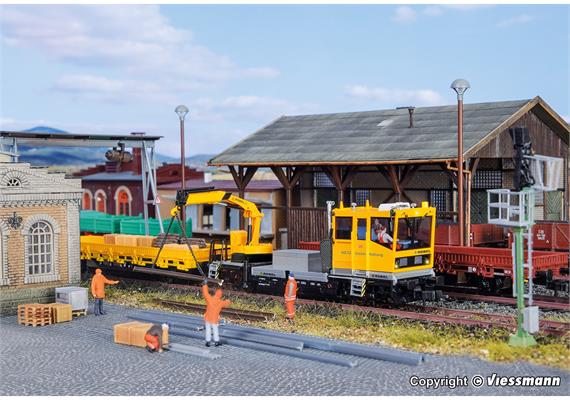 Viessmann 2620 ROBEL Gleiskraftwagen 54.22 DB Netz mit motorisch bewegtem Kran, DC - H0 | Bild 3