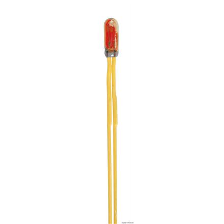 Viessmann 3502 Glühlampen rot T3/4, Ø 2,3 mm, 12 V, 50 mA, 2 Kabel, 2 Stück