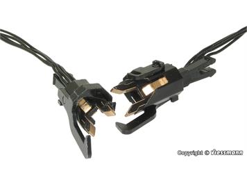 Viessmann 5071 Stromführende Kupplungen, 4-polig, 1 Paar - H0 (1:87)