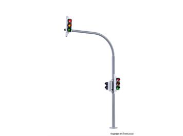 Viessmann 5094 H0 Bogenampel mit Fußgängerampel und LEDs, 2 Stück - H0 (1:87)