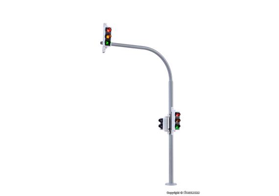 Viessmann 5094 H0 Bogenampel mit Fußgängerampel und LEDs, 2 Stück - H0 (1:87) | Bild 1