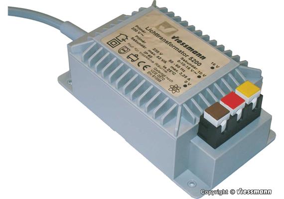 Viessmann 5200 Lichttrafo 52 VA / 16V