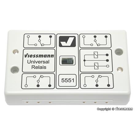 Viessmann 5551 Universal-Relais 1 x 4UM