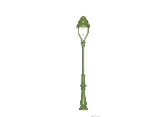 Viessmann 6011 Einheits-Gaslaterne grün, LED warmweiss - H0 (1:87)