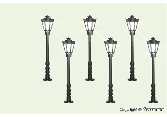 Viessmann 60706 Parklaterne, LED warmweiss 5+1 - H0 (1:87) | Bild 2