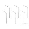 Viessmann 60906 Peitschenleuchte, LED weiss, 5+1 - H0 (1:87)