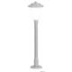 Viessmann 6480 Strassenleuchte modern, LED weiss - N (1:160)