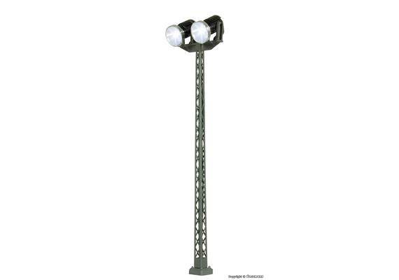 Viessmann 6532 Flutlichtstrahler doppelt, 2 LEDs weiß - H0 (1:87)