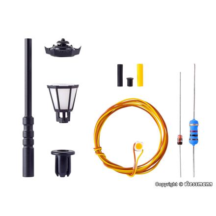 Viessmann 6720 Bausatz Parklaterne, LED warmweiss - H0 (1:87)