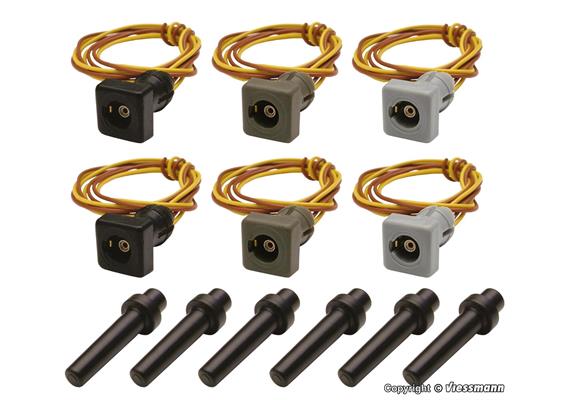 Viessmann 6806 Kontaktstecksockelset (6)