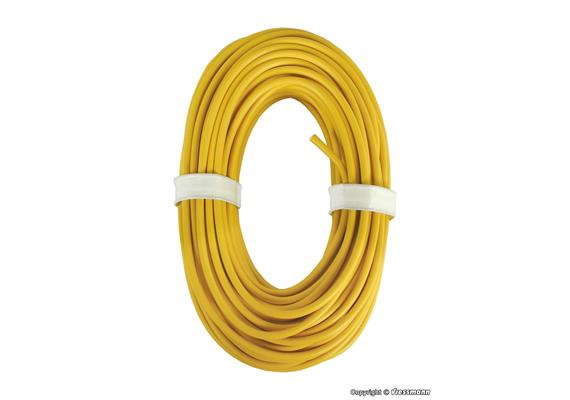 Viessmann 6897 Hochstromkabel 0,75 mm², gelb, 10 m