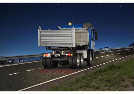 Viessmann 8000 CarMotion Basis Startset, MB ACTROS Muldenkipper mit Rundumleuchten - H0 | Bild 6