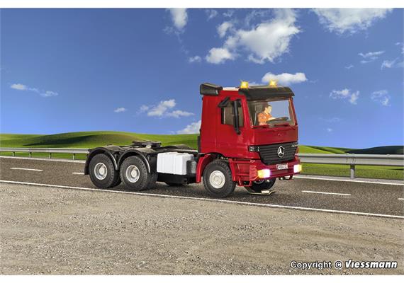Viessmann 8011 MB ACTROS 3-achs Sattelschlepper mit Rundumleuchten,Basis, Funktionsmodell | Bild 3