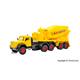 Viessmann 8013 MAGIRUS DEUTZ 3-achs Eckhauber mit Betonmischauflieger - H0 (1:87)