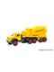 Viessmann 8013 MAGIRUS DEUTZ 3-achs Eckhauber mit Betonmischauflieger - H0 (1:87)