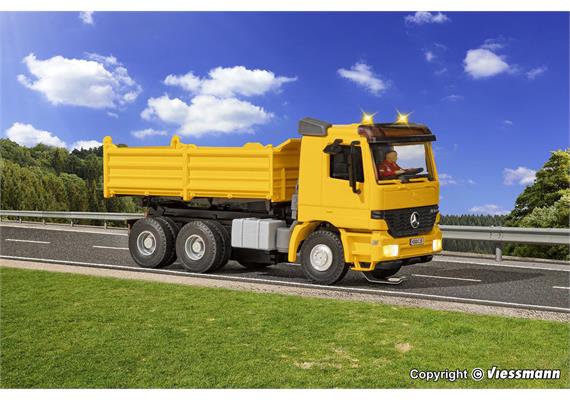 Viessmann 8015 MB ACTROS 3-achs Muldenkipper mit Rundumleuchten - H0 (1:87) | Bild 2