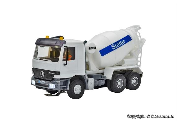 Viessmann 8031 MB ACTROS 3-achs Betonmischer mit Rundumleuchten - H0 (1:87) | Bild 2