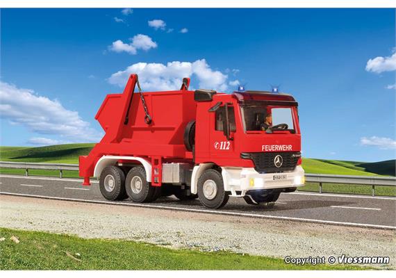 Viessmann 8053 Feuerwehr MB ACTROS 3-achs Absetzkipper - H0 (1:87) | Bild 3