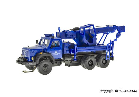 Viessmann 8071 THW MAGIRUS DEUTZ 3-achs Bergekran, Basis, Funktionsmodell - H0 (1:87) | Bild 1