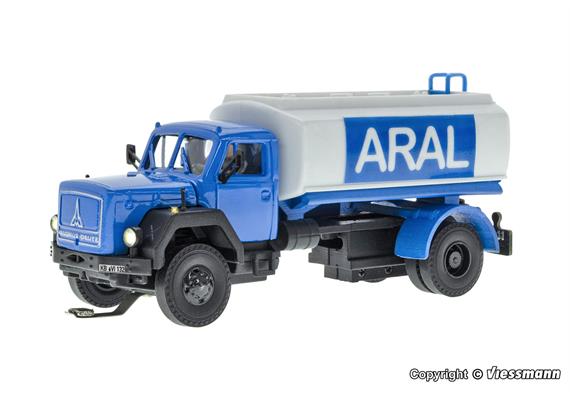 Viessmann 8132 MAGIRUS DEUTZ 2-achs Tankfahrzeug ARAL, Basis, Funktionsmodell - H0 (1:87) | Bild 1