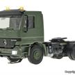 Viessmann 8160 MB ACTROS 2-achs Sattelschlepper mit Rundumleuchten, Militär, Basis - H0 | Bild 1