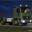 Viessmann 8160 MB ACTROS 2-achs Sattelschlepper mit Rundumleuchten, Militär, Basis - H0 | Bild 5