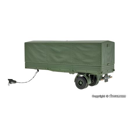 Viessmann 8221 1-achs Planensattelauflieger, Militär, Funktionsmodell - H0 (1:87)