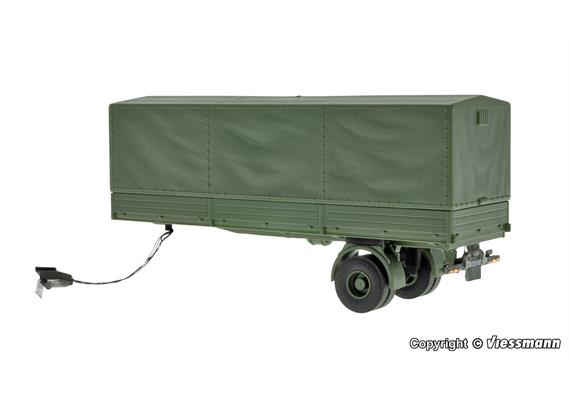 Viessmann 8221 1-achs Planensattelauflieger, Militär, Funktionsmodell - H0 (1:87) | Bild 1