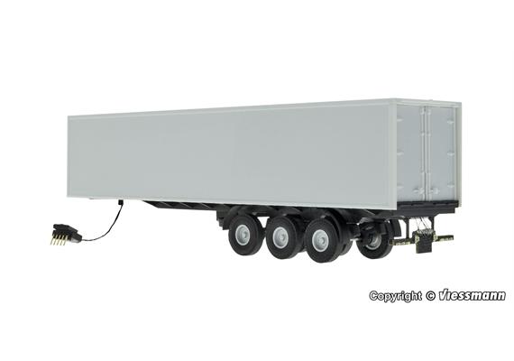 Viessmann 8226 3-achs Koffersattelauflieger mit Unterfahrschutz, Funktionsmodell - H0 | Bild 1