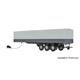 Viessmann 8227 3-achs Planensattelauflieger, Funktionsmodell - H0 (1:87)