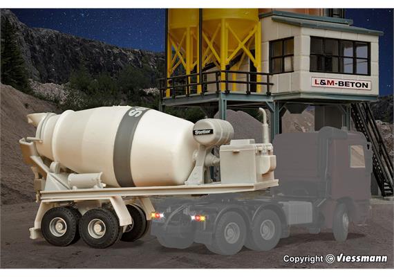 Viessmann 8230 MB ACTROS 2-achs Betonmischauflieger, Funktionsmodell - H0 (1:87) | Bild 6